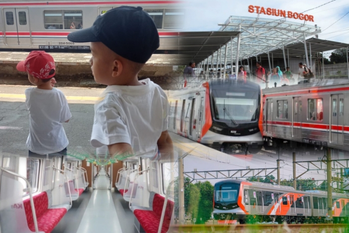 Bepergian Naik KRL Ramah Anak Commuterline Bogor-Jakarta